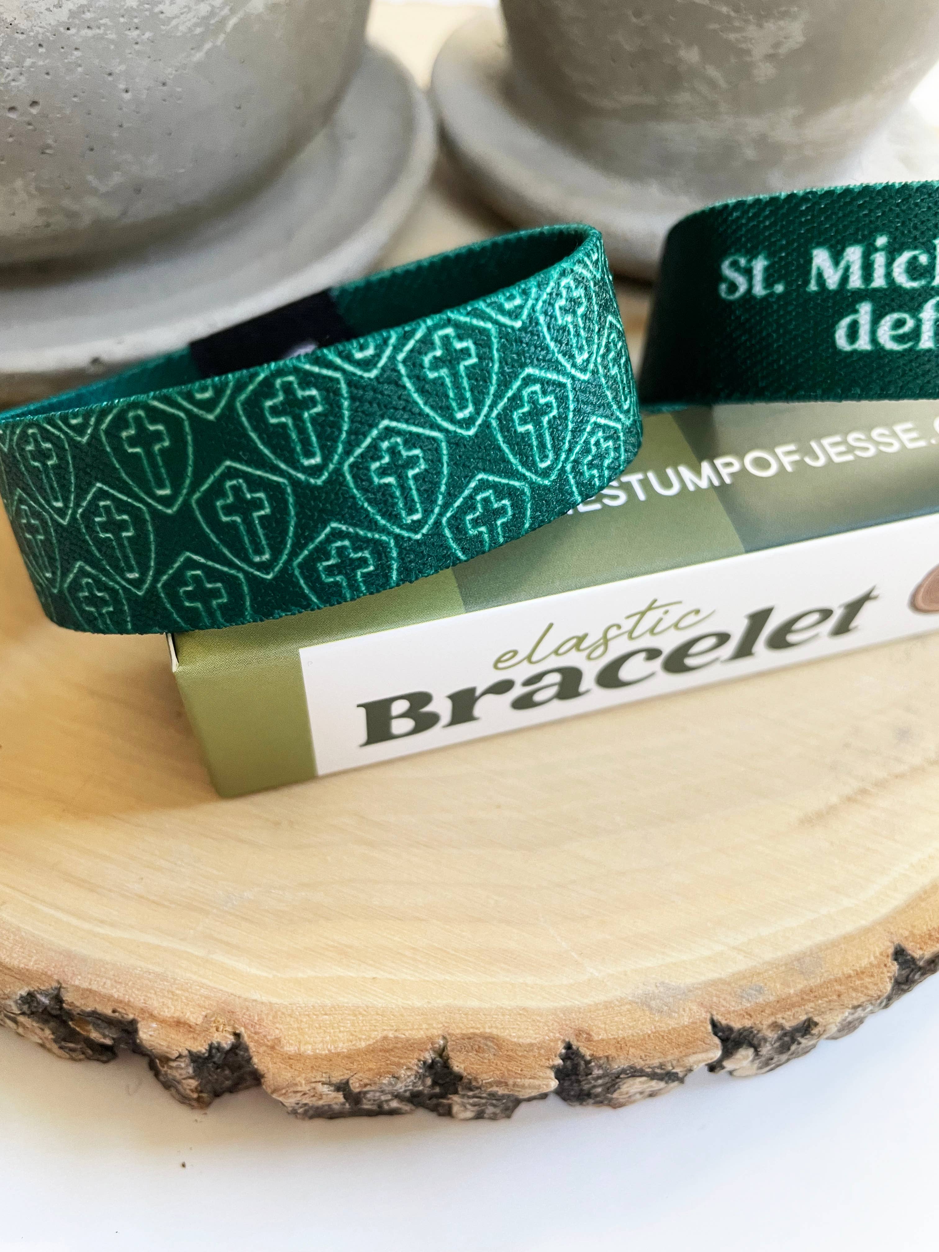 St Michael Archangel | Reversible Elastic Bracelet