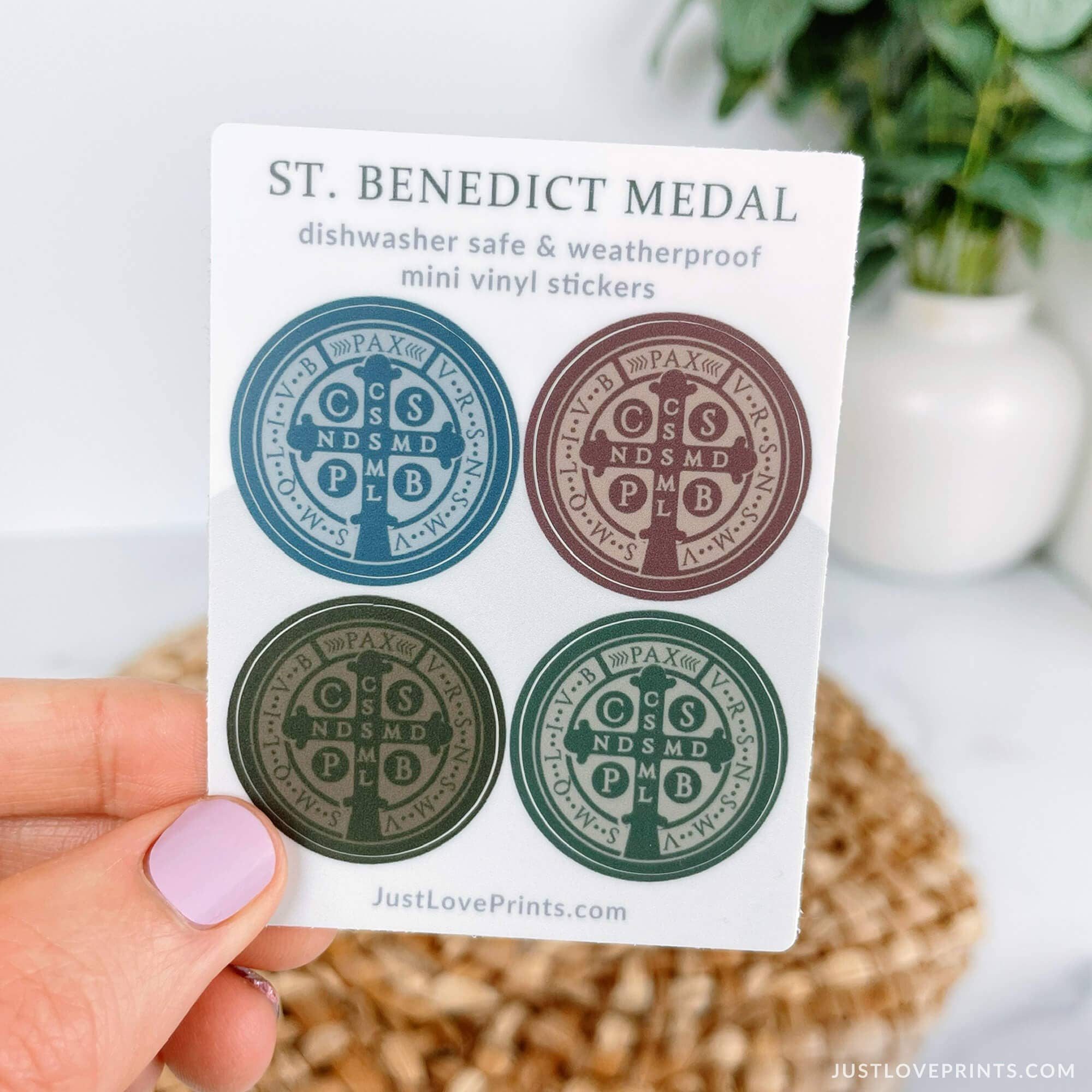 St. Benedict Medal Sticker Sheet