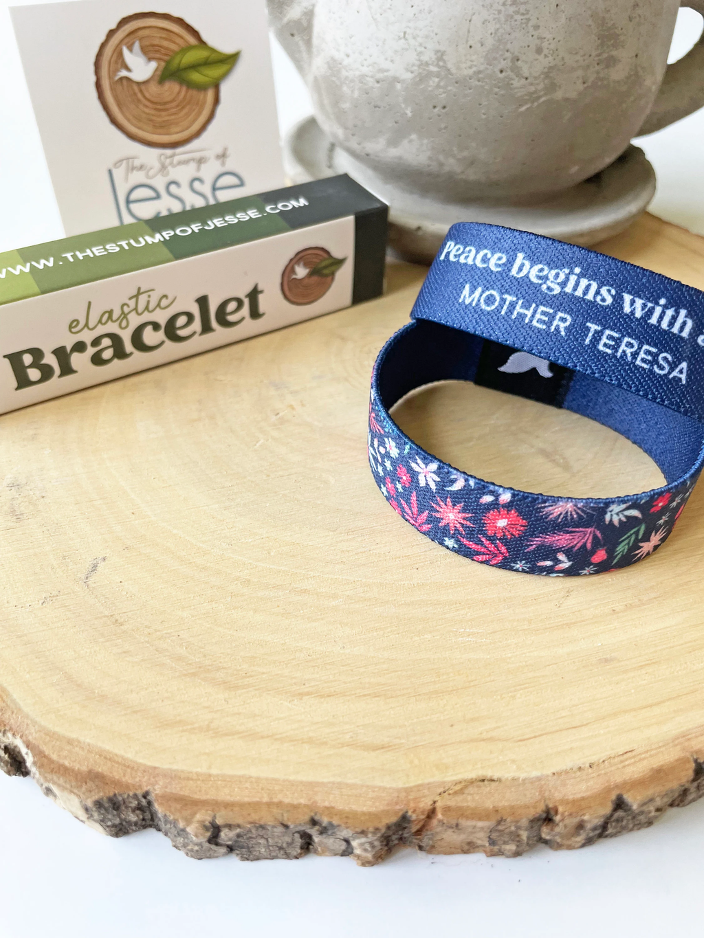 Mother Teresa | Reversible Elastic Bracelet