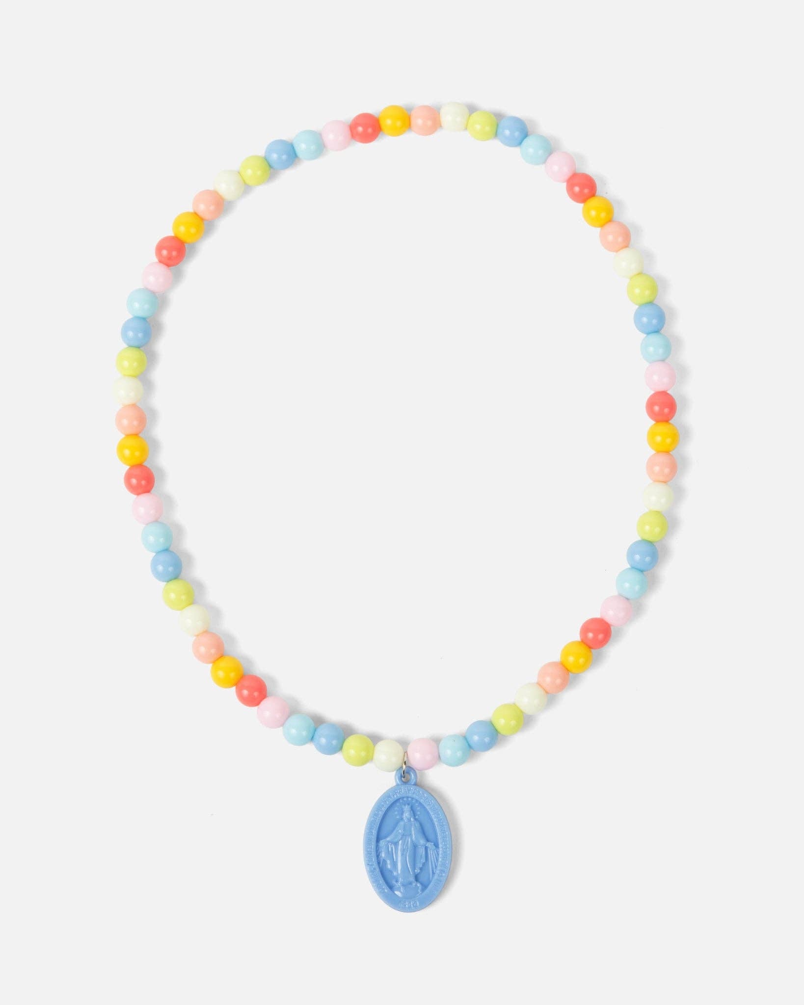 Miraculous Medal Plastic Children's Necklace