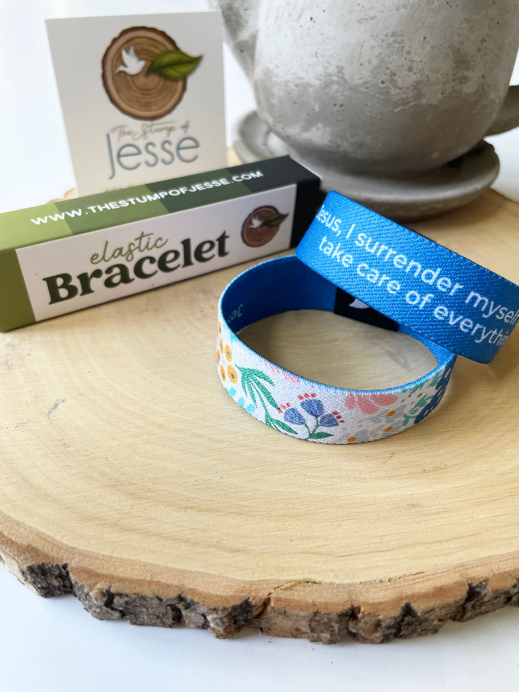 Jesus, I Surrender Myself to You | Reversible Elastic Bracelet