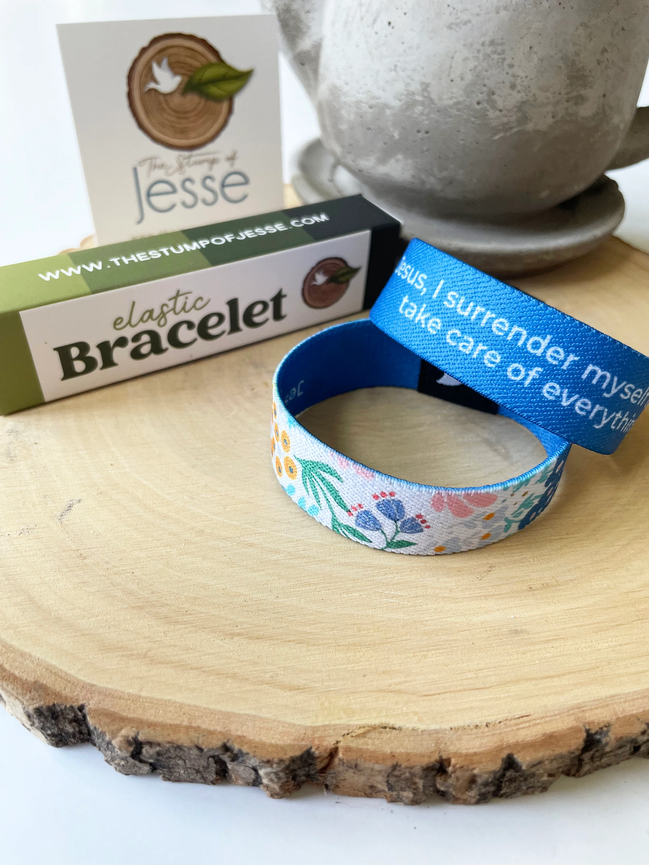 Jesus, I Surrender Myself to You | Reversible Elastic Bracelet