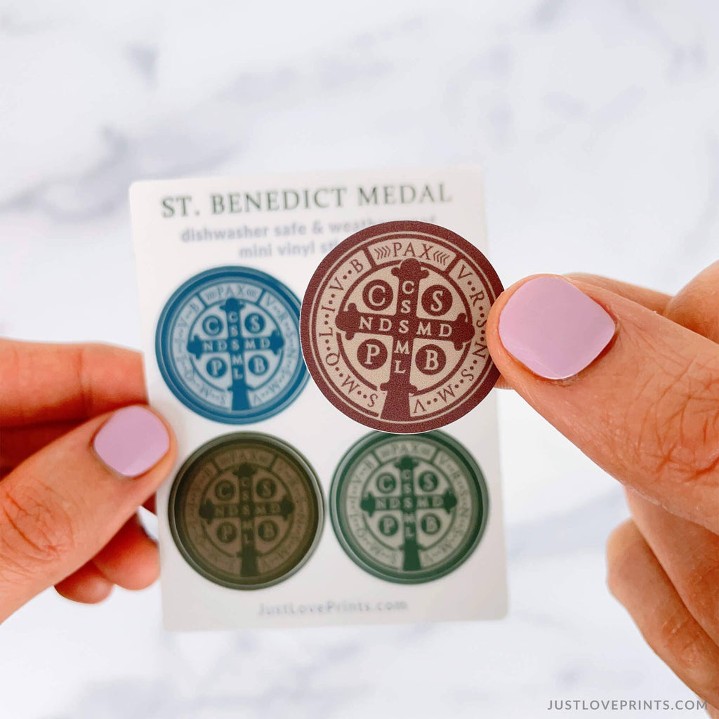 St. Benedict Medal Sticker Sheet