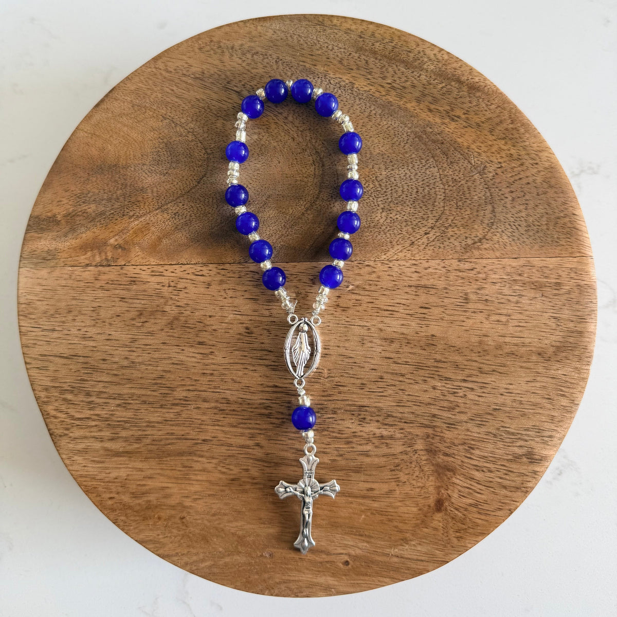Little Crown of the Blessed Virgin Mary Chaplet — Handcrafted by Sister Anna Maria, O.P.