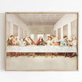 Last Supper Watercolor Painting Art Print (5x7)