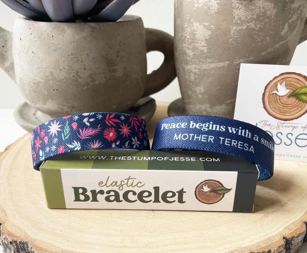 Mother Teresa | Reversible Elastic Bracelet