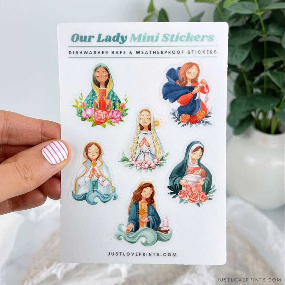 Our Lady Vinyl Sticker Sheet