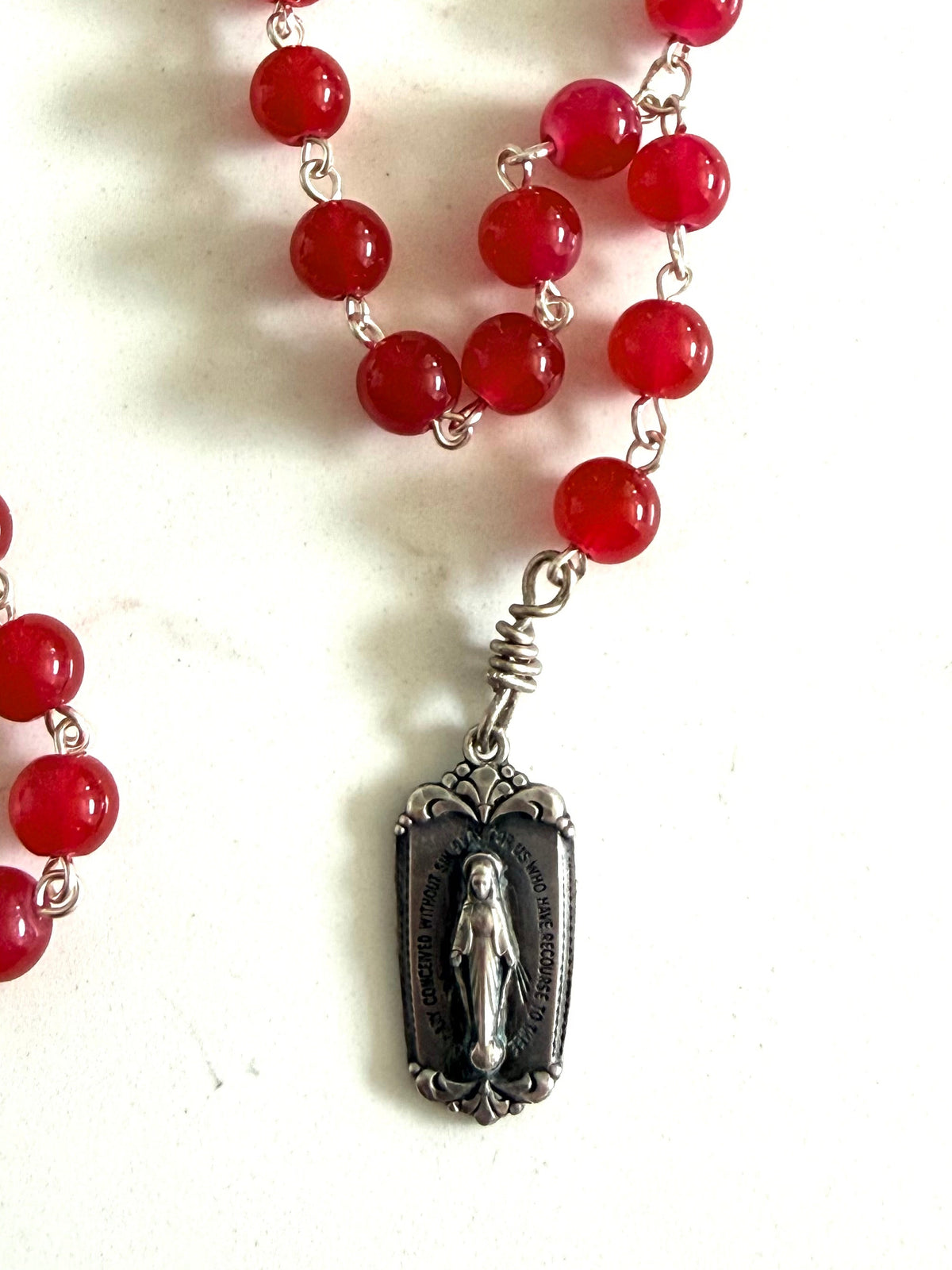 Seven Sorrows of Mary Rosary — Handcrafted by Sister Anna Maria, O.P.