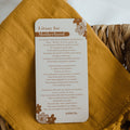 Litany for Motherhood Prayer Card