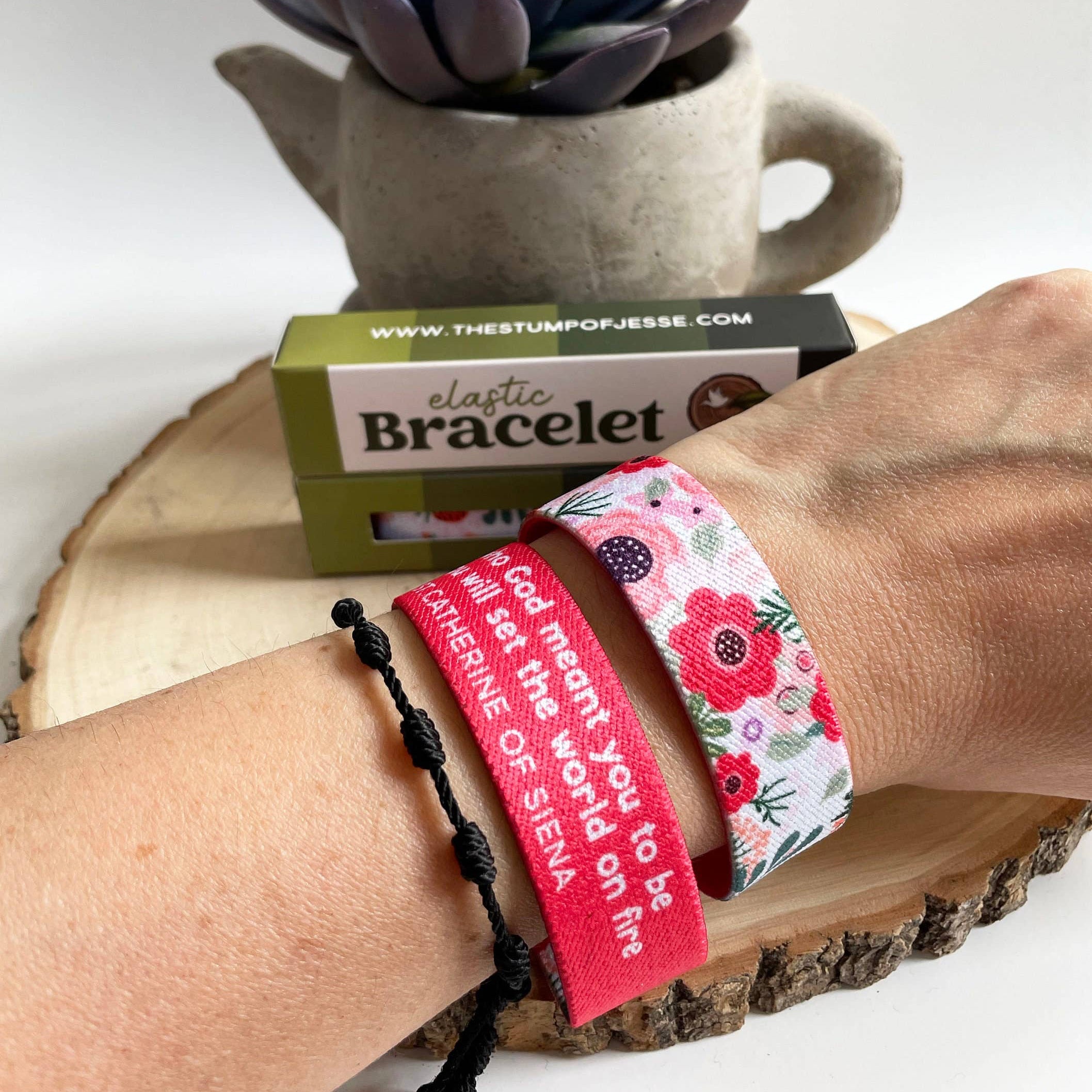 St. Catherine of Siena | Reversible Elastic Bracelet