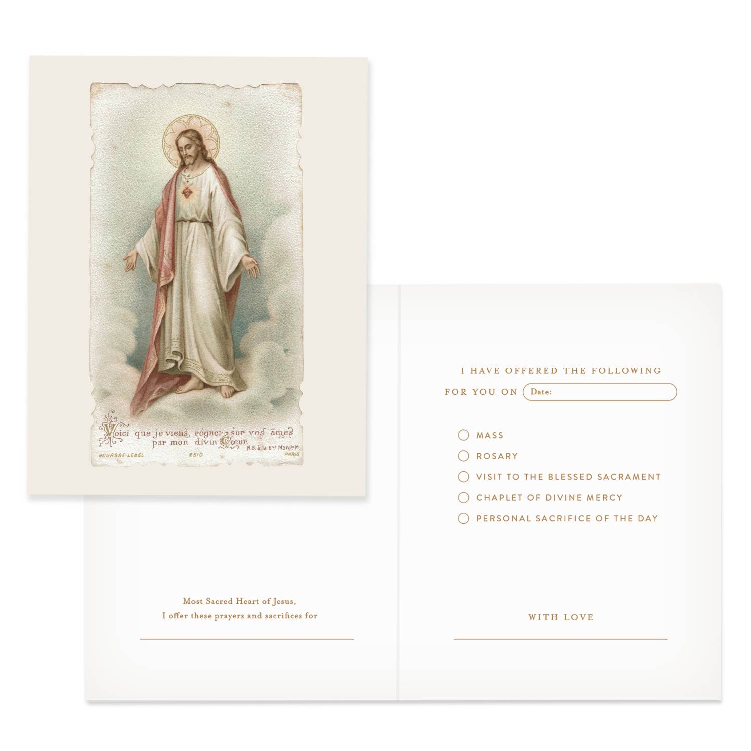 Spiritual Bouquet Card