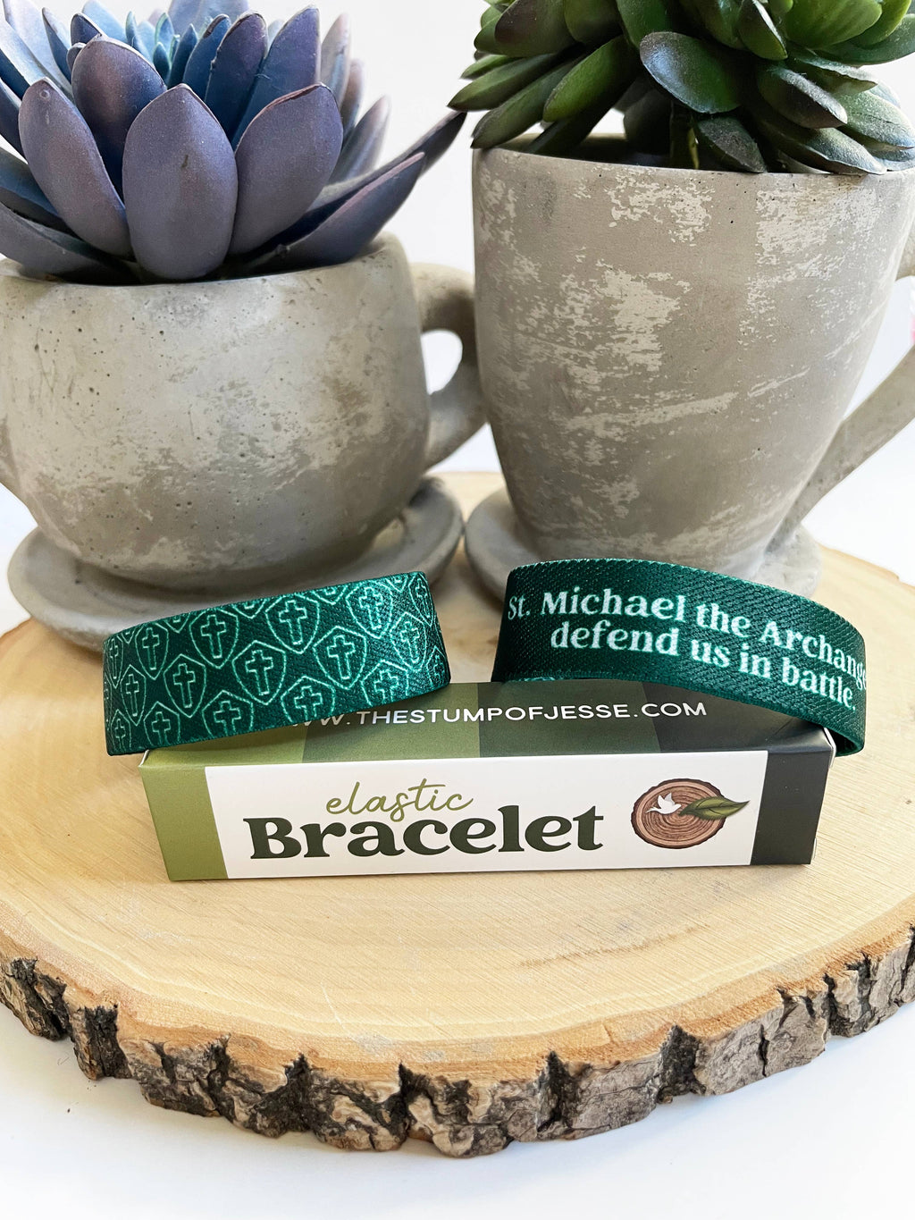 St Michael Archangel | Reversible Elastic Bracelet